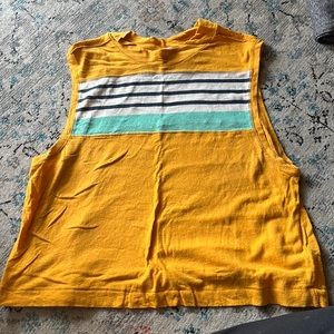 Somewhat cropped muscle tank